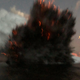 A blurry shot of the littoral explosion.